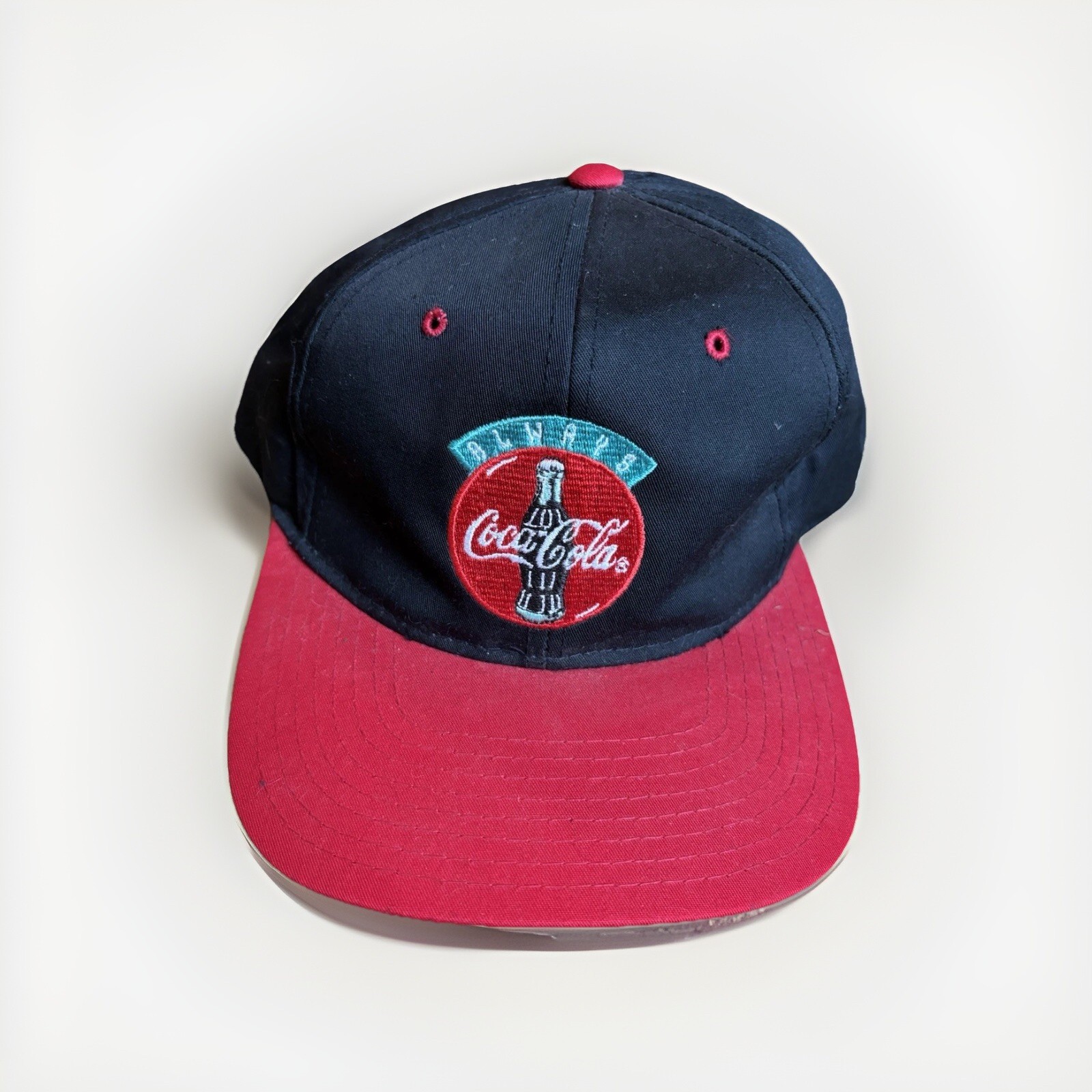 Casquette Vintage Always Coca-Cola – Bleu Et Rose – Époque Races Rafraîchissantes