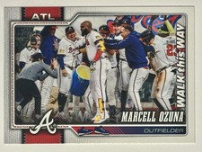 2026 Topps Series 1 Celebrations Marcell Ozuma Walk This Way #50 SSP Braves RARE