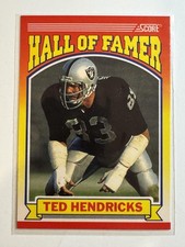 1990 Score #599 Ted Hendricks
