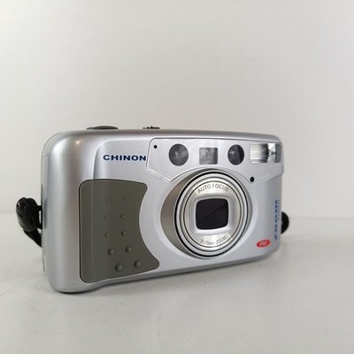 Chinon Zoom 1000 analoge Kleinbildkamera Point & Shoot mit Tasche
