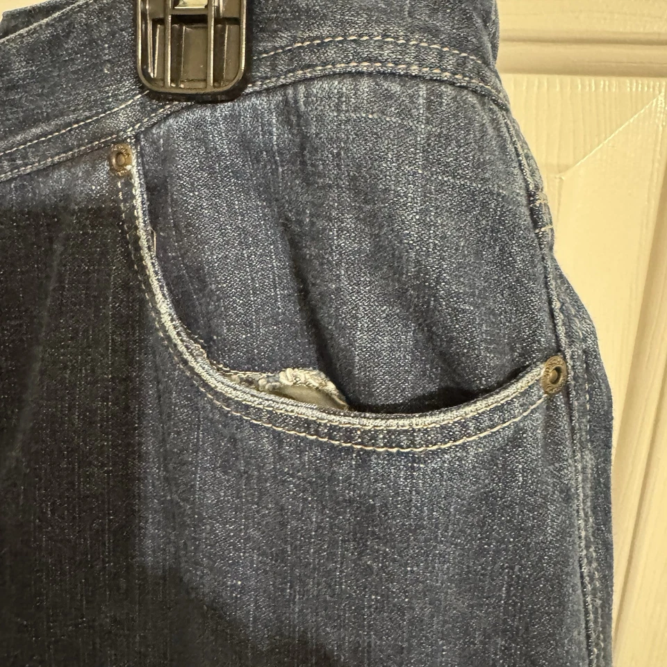 FALDA VAQUERA TOPSTITCHED-TALLA 14-SONOMA LIFE STYLE MARCA-A-LINE Foto 2 de 4