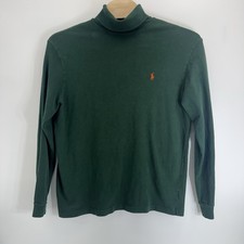 Ralph Lauren Polo Vintage Turtleneck Grn Size XL