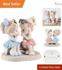 Friendship Porcelain Figurine Bisque Hand-Painted Decorative Birthday Gift