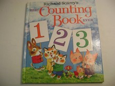 Richard Scarry's Best Counting Book Ever Scarry, Richard hardcover Acceptabl...
