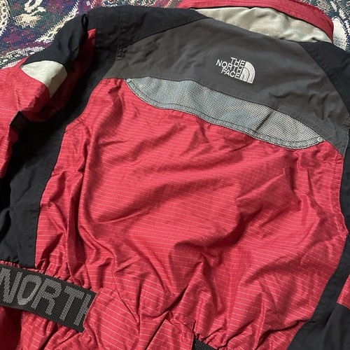 The North Face Steep Tech Belted Zip Red Black Coat Ski Jacket Women's Size XS - Picture 11 of 13