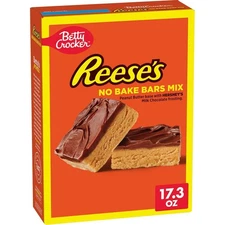 REESE’S Peanut Butter No Bake Bars Mix with HERSHEY’S Frosting 17.3oz