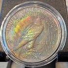 Fully Toned 1922 Silver Peace Dollar. A Great Looking High Grade Coin!