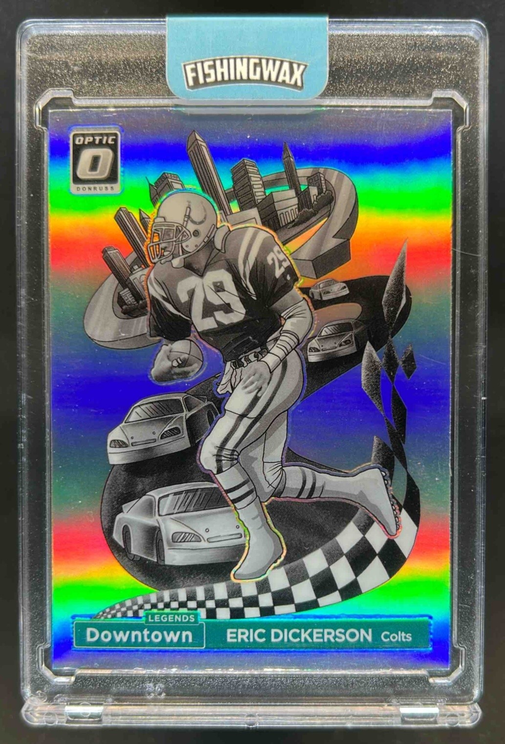 2024 Donruss Optic Eric Dickerson Downtown Legends SSP #7 Colts