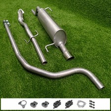 Auspuff für OPEL CORSA D / E 1.2 16V 69, 80, 86PS +Chrom Schalldämpfer