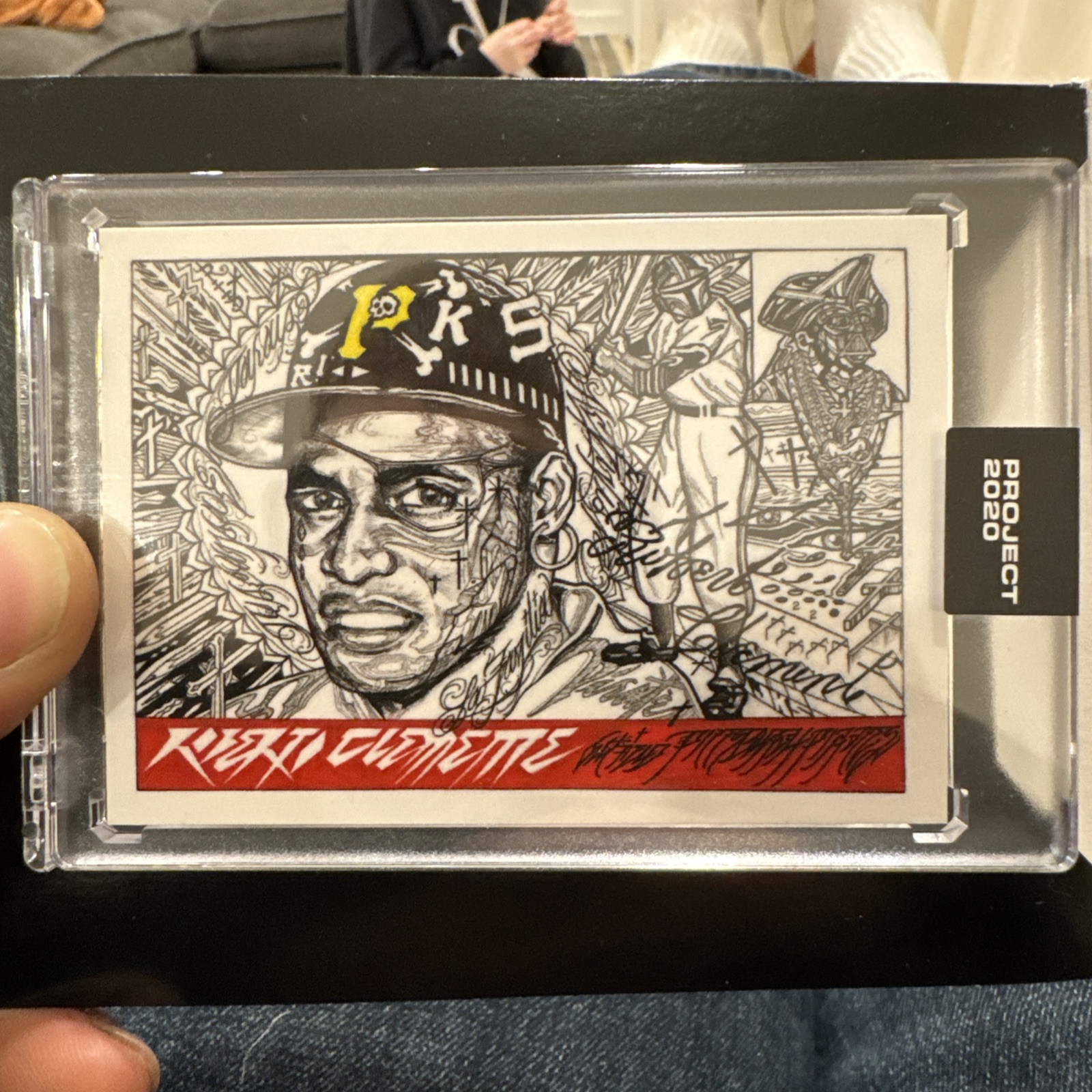 TOPPS PROJECT 2020 BASEBALL ROBERTO CLEMENTE 1955 TOPPS CARD # 68 BY JK5 PIRATES