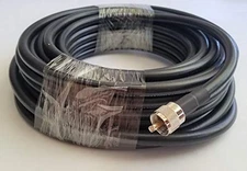 50' of Low Loss Double Shield Coax Cable, RG213U  with PL259. 213-50