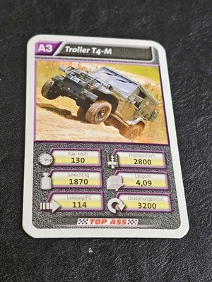 Troller T4 M  - Jeeps  - Einzelkarte - Quartett (11J)