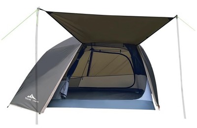2-Person Camping Tent, Waterproof & Windproof Lightweight Backpacking Tent fo...
