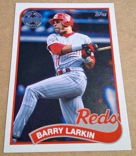 2024 Topps #89B-51 BARRY LARKIN 1989 Retro CINCINNATI REDS RARE INSERT HTF HOF