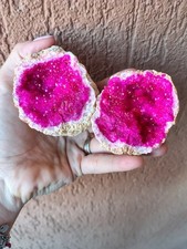 Minerali ** GRANDE GEODE DI QUARZI ROSA IN CRISTALLI * SOTTOCOSTO