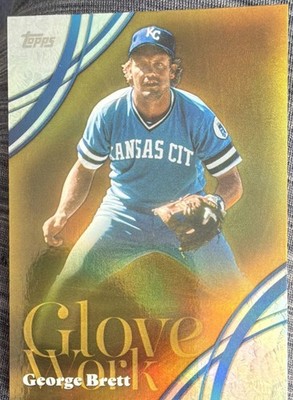 Topps 2026 Glove Work George Brett #GW-2 Kansas City Royals Insert Card