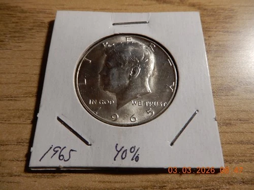 1965 Kennedy Half BU 40% Silver