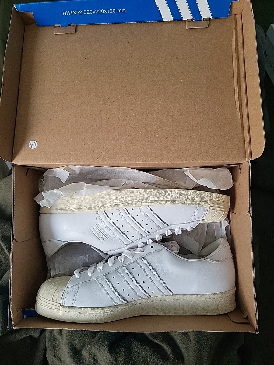 Size 11 - adidas Superstar 80s Recon Footwear White