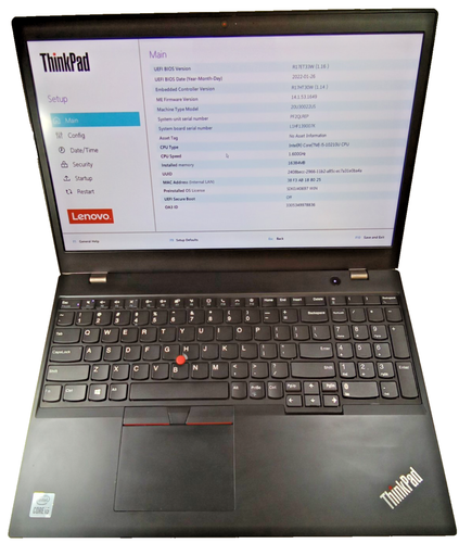 Lenovo ThinkPad L15 Intel i5 10210 16GB RAM 256GB SSD 185,6" Display ohne OS