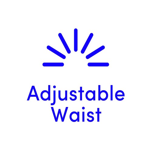 Girls' Adjustable Waist Stretch Performance Short Navy Blue 8 - Picture 4 of 6