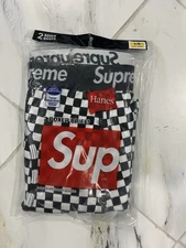Supreme x Hanes Boxer Briefs (2 pack) - Checkered - L