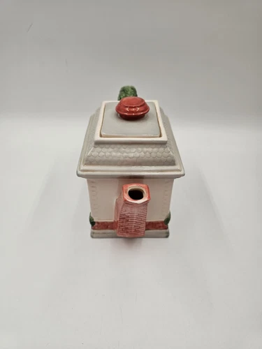 Fitz and Floyd Vintage Chateau teapot 1986 Ceramic Tree Handle - Picture 5 of 18