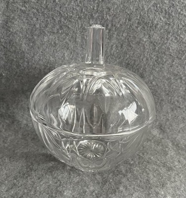 Vintage Capri Kristall Bonbon Bonboniere & Deckel