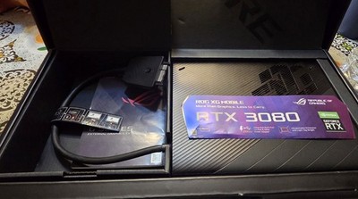 ASUS ROG XG MOBILE RTX3080 16GB FULY WORKING ORIGINAL BOX PLEASE READDESCRIPTION