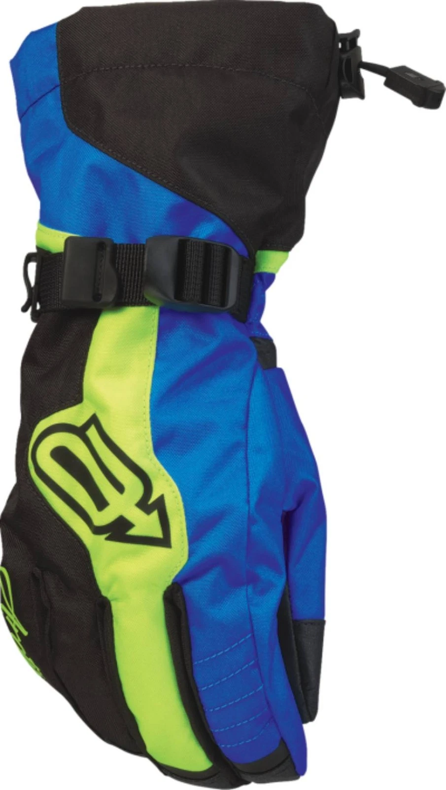 Arctiva Pivot 8 Womens Snow Gloves Blue/Hi-Viz