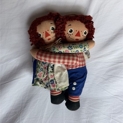 Knickerbocker Raggedy Ann & Andy Cloth Doll 1970s