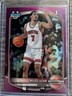 2025-26 Topps Bowman Chrome University Milos Uzan BCP-40  Houston Cougars /199
