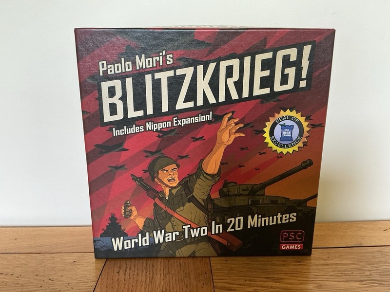 Blitzkrieg World War II In 20 Minutes Board Game (UNPUNCHED)