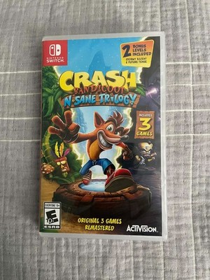 Crash Bandicoot N. Sane Trilogy insane 3 games - Nintendo Switch - BRAND NEW