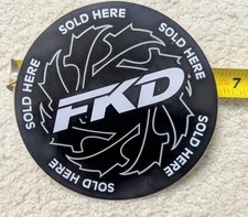 FKD Skateboards Longboard Cruiser Vintage Skateboarding STICKER bearings skate 6