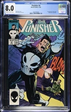 PUNISHER #4 - CGC 8.0 - 1ST APP MICROCHIP MARVEL (1987) NEW GEM SLAB!