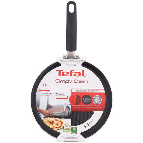 ✅Poêle à crêpes Tefal Ø 25 cm revêtement antiadhésif Lavable au lave-vaisselle - Imagen 1 de 2