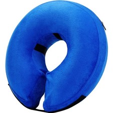 Inflatable Dog Collar, Soft Dog Cone for Dogs After Surgery, Adjustable Blow ...