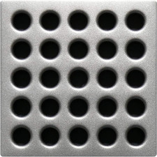 E4410 Square Shower Drain Grate, Satin Nickel
