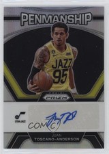 2023-24 Panini Prizm Penmanship Silver Juan Toscano-Anderson #PNM-JTA Auto 7gk