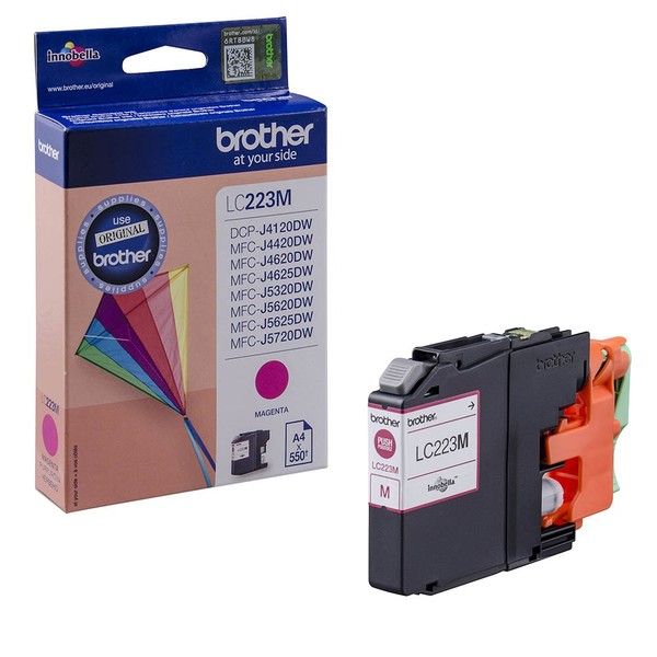 Original Brother Patrone Lc 223 Magenta 5,9 Ml Rot 550 Seiten LC223M Ink-image