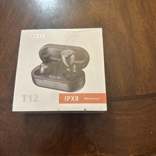 TOZO T12 IPX8 Earbuds with Built in Mic  Wireless Charging Case