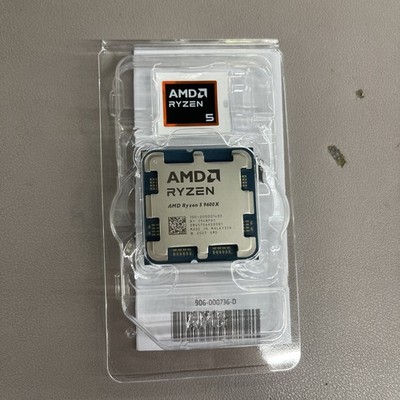 AMD Ryzen 5 9600X 6-Core, 12-Thread Unlocked Desktop Processor (New, No Box)