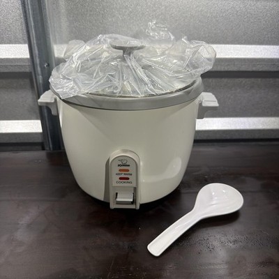 Zojirushi NHS-10 6-Cup Uncooked Rice Cooker White - no cord - tested works
