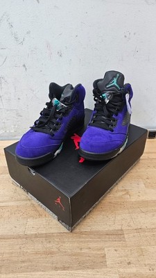 Nike Air Jordan 5 V Retro Alternate Grape Purple Black Size 8.5 136027-500