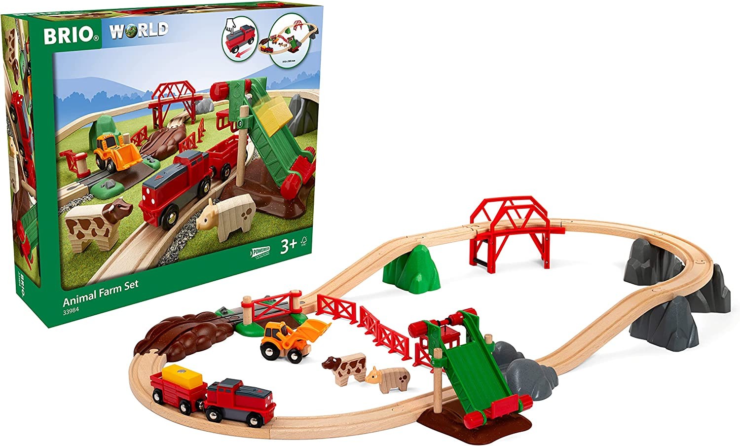 Brio 33984 BRIO WORLD - Animal Farm Set