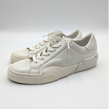 Dolce Vita Zina Lace Up Sneaker Shoes Women's Round Toe White Size US7 EU37.5