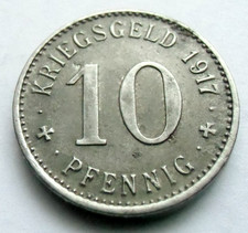 (386) RARE NOTGELD  COIN  10 PFENNIG - 1917 - CITY  OF MENDEN