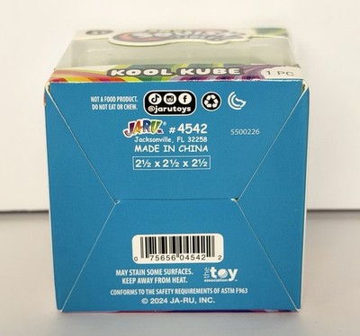 IrreSquishTible Ja Ru Kool Kube Green Stretchy Squeeze Toy Tik Tok