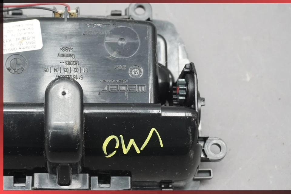 BMW 550i 528i 535i 2011-2015 consola central cenicero bandeja de cenizas 9206347-05 fabricante de equipos originales Foto 3 de 4