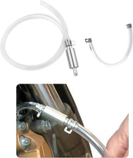 Car Brake Bleeder Hose with One Way Check Valve,Durable Brake Fluid Bleeder
